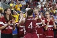 Basketbols, Eurobasket sievietēm: Latvija - Zviedrija - 20