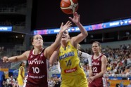 Basketbols, Eurobasket sievietēm: Latvija - Zviedrija - 33