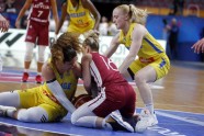 Basketbols, Eurobasket sievietēm: Latvija - Zviedrija - 37