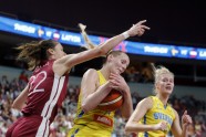 Basketbols, Eurobasket sievietēm: Latvija - Zviedrija - 43