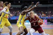 Basketbols, Eurobasket sievietēm: Latvija - Zviedrija - 48