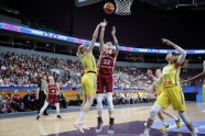 Basketbols, Eurobasket sievietēm: Latvija - Zviedrija - 49