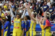 Basketbols, Eurobasket sievietēm: Latvija - Zviedrija - 53