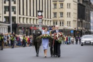 Valsts prezidenta Egila levita uzruna un svinīgā ziedu nolikšanas ceremonija pie Brīvības pieminekļa - 6