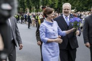 Valsts prezidenta Egila levita uzruna un svinīgā ziedu nolikšanas ceremonija pie Brīvības pieminekļa - 14