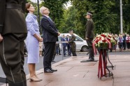 Valsts prezidenta Egila levita uzruna un svinīgā ziedu nolikšanas ceremonija pie Brīvības pieminekļa - 43