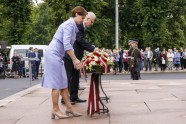 Valsts prezidenta Egila levita uzruna un svinīgā ziedu nolikšanas ceremonija pie Brīvības pieminekļa - 44