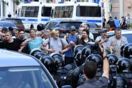 Maskavā opozīcijas protestu akcijas laikā aizturēti vairāk nekā 1000 cilvēki