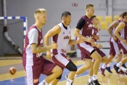 Basketbols, Latvijas izlases pirmais treniņš Roberta Štelmahera vadībā - 42