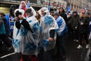 Glāzgovā ielās iziet tūkstošiem Skotijas neatkarības atbalstītāju - 12