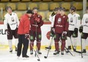 Hokejs: Latvijas hokeja izlases treniņš, 2020. gada februāris - 16