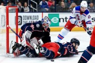NHL hokejs: Blue Jackets pret Rangers - 10