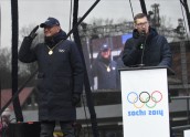 Bobslejs, Oskara Melbārža divnieki un četrinieki saņem Soču olimpiskās medaļas - 17
