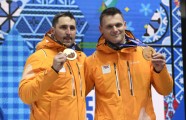 Bobslejs, Oskara Melbārža divnieki un četrinieki saņem Soču olimpiskās medaļas - 27