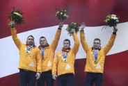 Bobslejs, Oskara Melbārža divnieki un četrinieki saņem Soču olimpiskās medaļas - 37