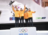 Bobslejs, Oskara Melbārža divnieki un četrinieki saņem Soču olimpiskās medaļas - 45
