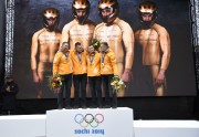 Bobslejs, Oskara Melbārža divnieki un četrinieki saņem Soču olimpiskās medaļas - 47