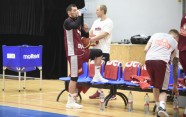 Latvijas basketbola izlases treniņš - 1