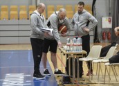 Latvijas basketbola izlases treniņš - 14
