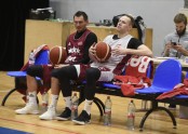 Latvijas basketbola izlases treniņš - 18