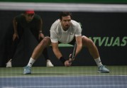 Teniss, Deivisa kauss, dubultspēle: Ernests Gulbis/ Kārlis Ozoliņš - Mohameds Safvats/ Karims Mohameds Mamouns - 42