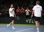 Teniss, Deivisa kauss, dubultspēle: Ernests Gulbis/ Kārlis Ozoliņš - Mohameds Safvats/ Karims Mohameds Mamouns - 46
