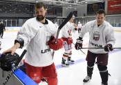 Hokejs, Latvijas hokeja izlases treniņš - 4