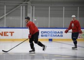 Hokejs, Latvijas hokeja izlases treniņš - 7