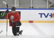 Hokejs, Latvijas hokeja izlases treniņš - 45