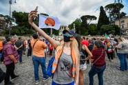 Kustības "Oranžās vestes" protesti Itālijas pilsētās - 14