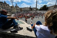 Kustības "Oranžās vestes" protesti Itālijas pilsētās - 15