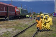 Mācībās Rīgā imitē ekoloģisko katastrofu uz dzelzceļa - 3