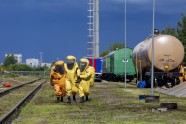 Mācībās Rīgā imitē ekoloģisko katastrofu uz dzelzceļa - 5