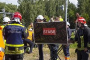 Mācībās Rīgā imitē ekoloģisko katastrofu uz dzelzceļa - 7