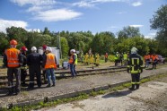 Mācībās Rīgā imitē ekoloģisko katastrofu uz dzelzceļa - 8
