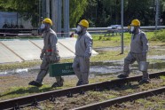 Mācībās Rīgā imitē ekoloģisko katastrofu uz dzelzceļa - 9