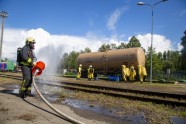 Mācībās Rīgā imitē ekoloģisko katastrofu uz dzelzceļa - 10