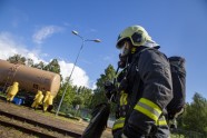 Mācībās Rīgā imitē ekoloģisko katastrofu uz dzelzceļa - 11