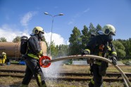 Mācībās Rīgā imitē ekoloģisko katastrofu uz dzelzceļa - 14