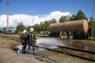 Mācībās Rīgā imitē ekoloģisko katastrofu uz dzelzceļa - 20