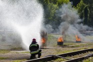 Mācībās Rīgā imitē ekoloģisko katastrofu uz dzelzceļa - 36