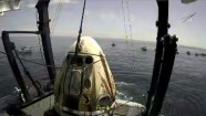 "Crew Dragon" kapsula ar NASA astronautiem nolaidusies Meksikas līcī