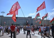 Tūkstošiem cilvēku Minskā pulcējas Lukašenko atbalsta mītiņā - 2