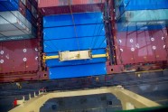 Rīgas brīvostā atklāj "Baltic Container Terminal" "Sany" konteinerceltni - 7