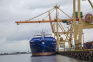 Rīgas brīvostā atklāj "Baltic Container Terminal" "Sany" konteinerceltni - 14