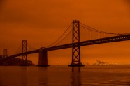 Sanfrancisko mežu ugunsgrēku dūmos - 22