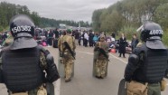 Ukrainā neielaistie hasīdu svētceļnieki protestā bloķē satiksmi - 2