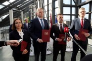 Paraksta Rīgas domes jaunās koalīcijas sadarbības līgumu - 12