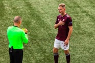 Futbols, Pārbaudes spēle: Latvija - Fēru salas - 37
