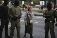 pensionāru protests Misnkā 